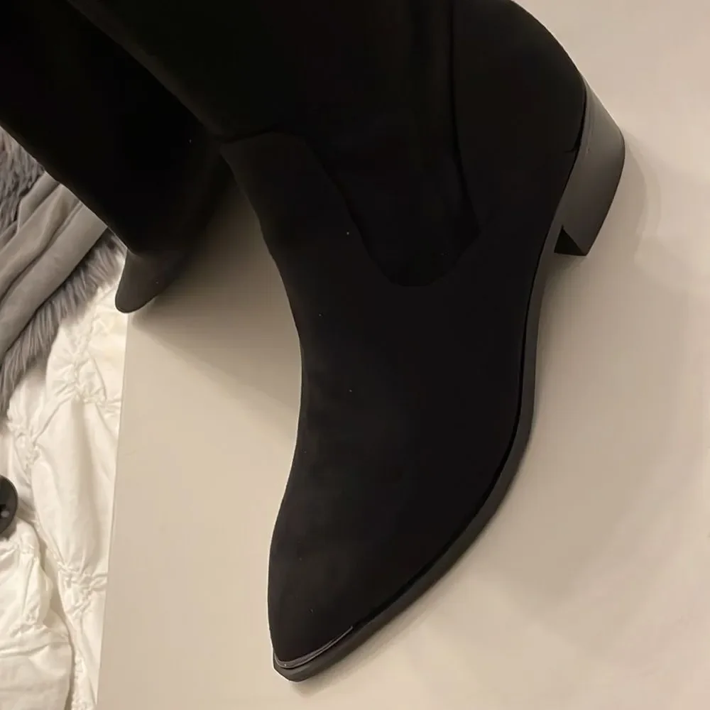 - NWT IN BOX MARK FISHER OVER THE KNEE YUNA BOOTS BLACK SIZE 5.5